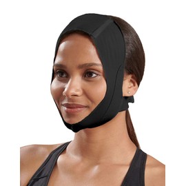 Marena FM100 Unisex Recovery Compression Minimal Coverage Face Post-Op Mask with Mid-Neck Coverage
