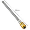 Magnetic Drill Bits POWERTOOL 1/4" 150MM Extension Bit Holder Quick