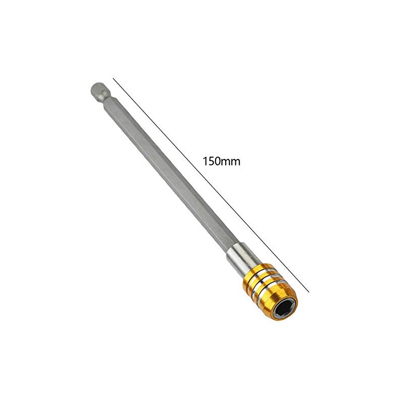 Magnetic Drill Bits POWERTOOL 1/4" 150MM Extension Bit Holder Quick
