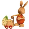 Drechslerei Kuhnert Snubby Bunny with Pram - 12 cm /