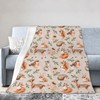 Duduho Cute Forest Animals Bed Blanket Ultra Soft Squirrel Mouse