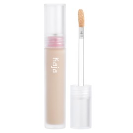 KAJA Liquid Concealer - Don't Settle 04 Waffles | with Aqua Ceramide, Hydrating, Buildable, Lightweight, Seamless Coverage, Dark Circles Cover Up, Under Eye, Dark Spot Corrector Makeup, 0.21 Oz