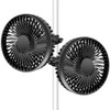 Grow Tent Fans, 5in Two Fans for All Direction Hydroponic