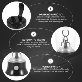 Hausdec 300ML Automatic Self Stirring Protein Electric Portable Movement Mixing Water Bottle Sports Bottle Gym A