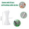 Rerialsaera 10Pack Melon Hammock Watermelon Nets with 20 Cable Zip