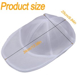 Yeanifeana Mesh Hat Washer, Protective Ball Cage for Washing Baseball Caps in Machine Protective Laundry Tool for Keeping Your Hats Clean and Structured