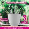 7'' Self Watering planters for Indoor Plants - Flower Pot