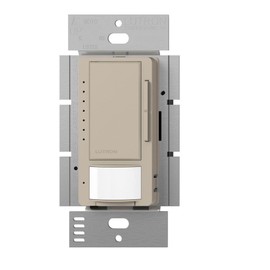 Lutron Maestro LED+ Motion Sensor/Dimmer Switch | 150W LED | Single Pole/Multi-Location | MSCL-OP153M-TP | Taupe