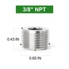 TAISHER 20PCS 304 Stainless Steel Internal Hex Thread Socket Pipe
