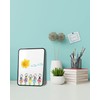 S SIENOC Mini Small Dry Erase White Board Whiteboard with