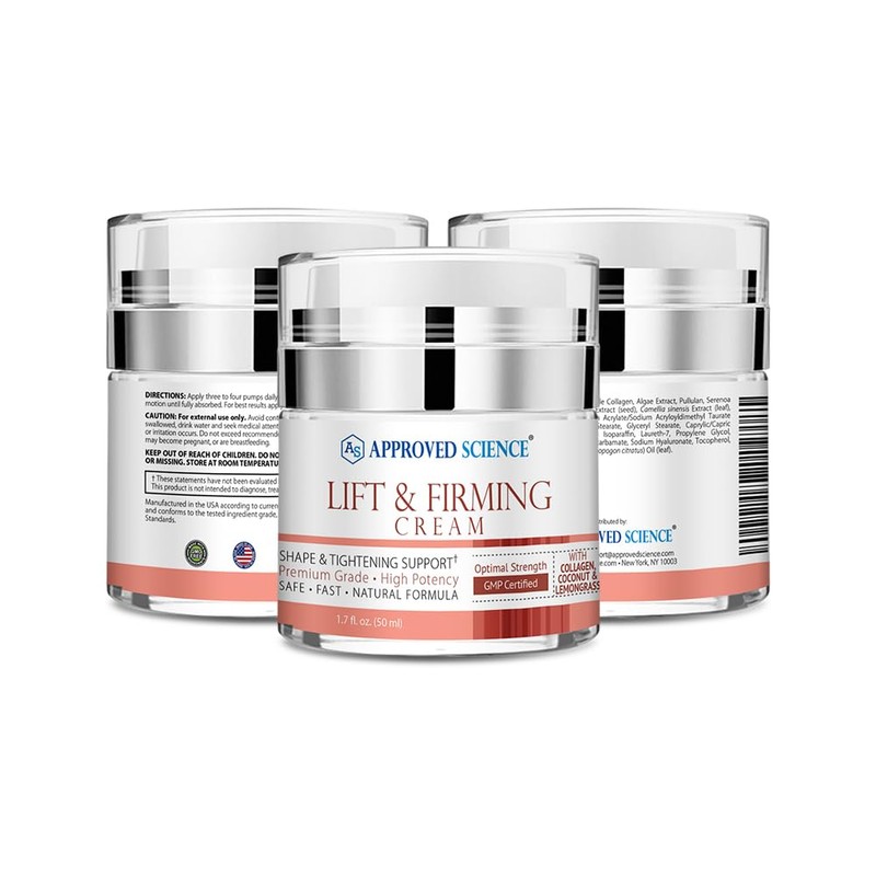 Approved Science Lift and Firming Cream - Enhance, Tighten, Plump,