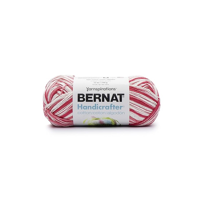 Bernat Handicrafter Cotton Yarn 340g - Ombres - Azalea Ombre