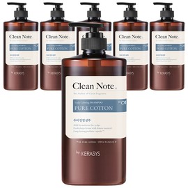 Kerasis Clean Note Pure Shampoo Cotton Scent, 1L, 6 Packs / 케라시스 클린노트 퓨어 샴푸 코튼향, 1L, 6개