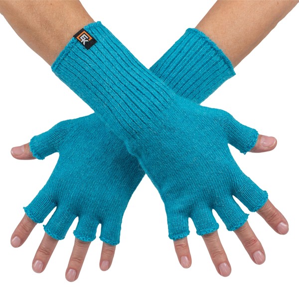 Evolution Knitwear Alpaca Knit Fingerless Gloves - Super Soft Baby
