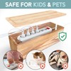 NATURE SUPPLIES Set of 2 Wooden Cable Management Boxes, Large