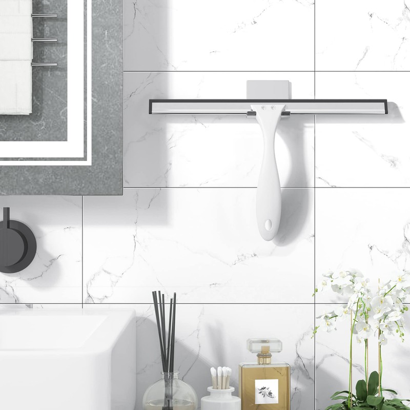 AmazerBath Squeegee for Shower Glass Door, Shower Squeegee for Glass