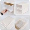 Cand 17.8 Quart Plastic Stacking Storage Drawers, Stackable Drawers Unit,