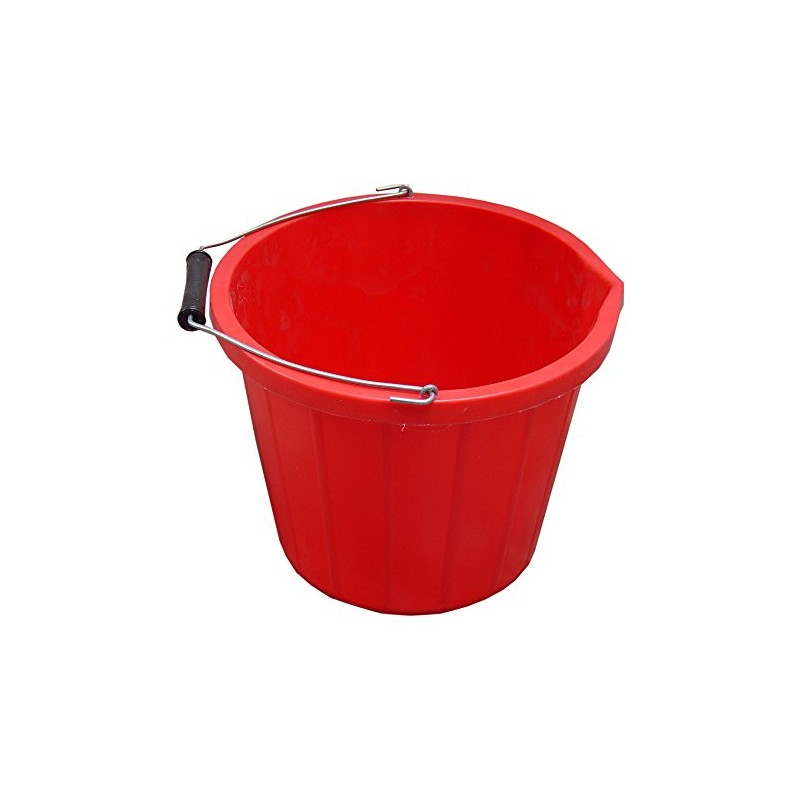 ProStable TR-SPL0012 Water Bucket 3 Gallon - Red, One Size