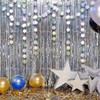 4 m Paper Garland - 1 Piece Colourful Glitter Hanging