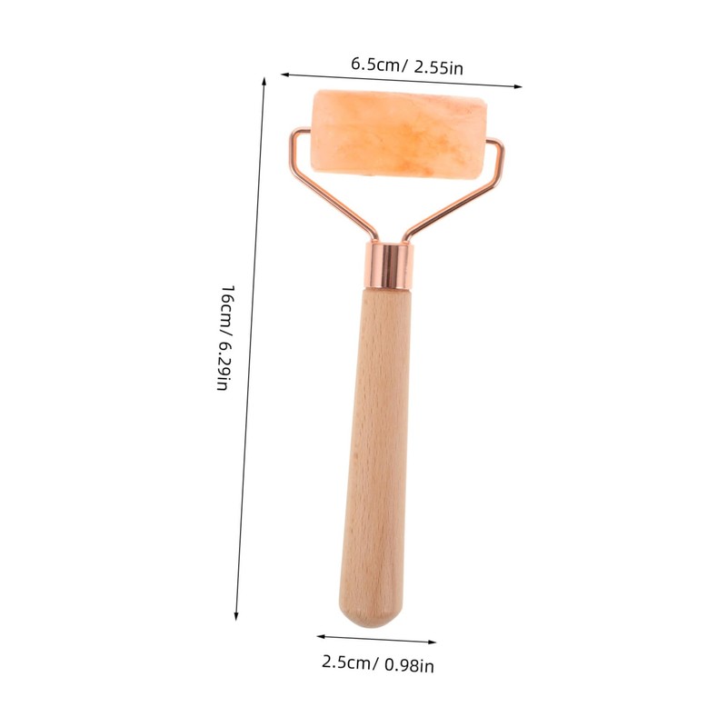 Healeved 5pcs Salt Massage Roller for Face and Neck Care