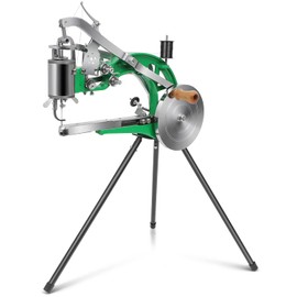 Shoe Repair Machine Leather Sewing Machine Cobbler Sewing Machine, Manual Leather Sewing Machine with Dual Cotton Nylon Line for Tents, Bags, Clothes, Quilts and Coats