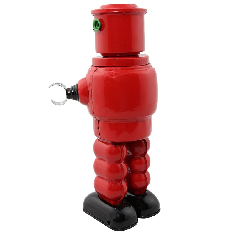 Superfreak Robot - Mechanical Roby Robot - Red - Tin