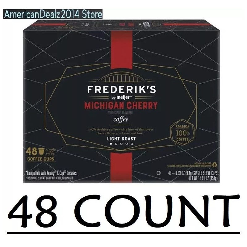 Frederik's 48 Count - Michigan Cherry Coffee Light Roast Keurig