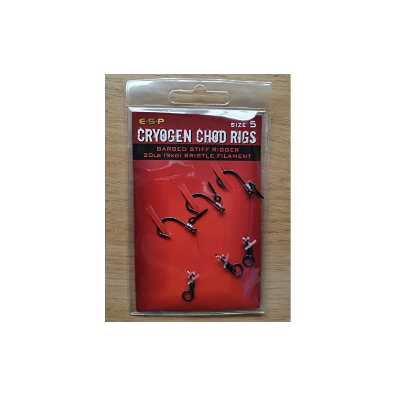 ESP Cryogen Chod Rig With Bait Screw Barbed OR Barbless: