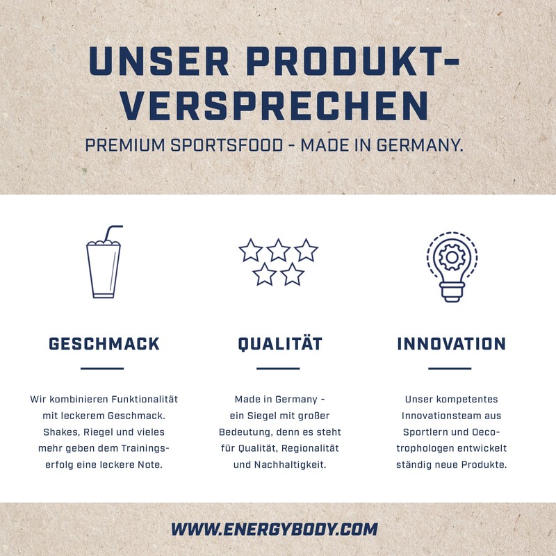 Energybody® Nature Whey Protein Powder Sample Pack - 5 x
