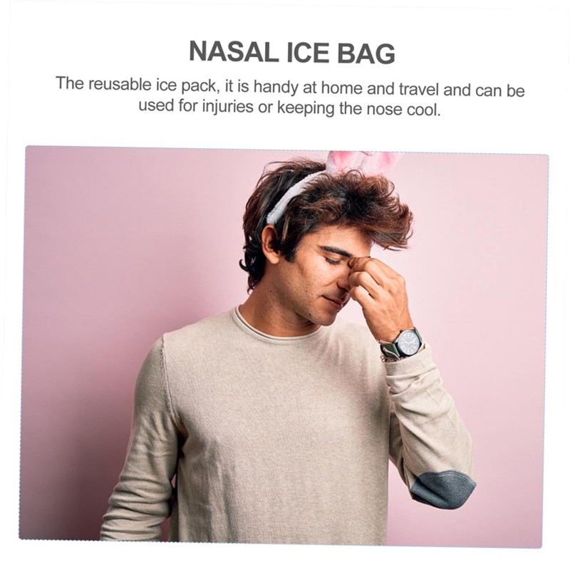OHPHCALL Cold Compress Ice Pack for Nose Injuries Reusable Cooling