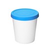 QWORK® Set of 2 Ice Cream Containers for Ice Cream