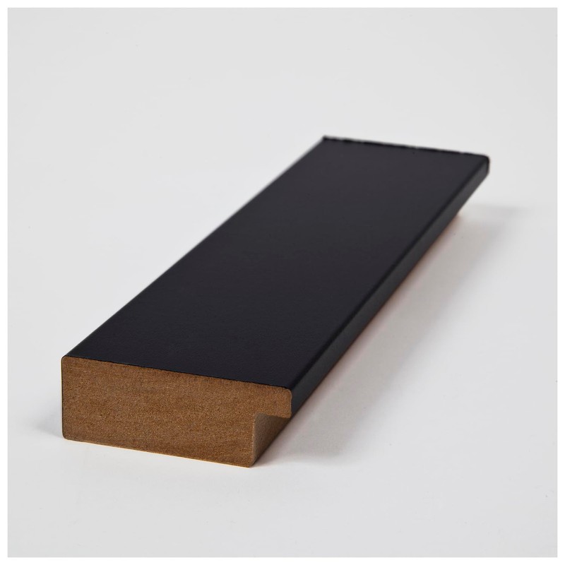 ArtToFrames 28x28 Inch Black Picture Frame, This 2.00 Inch Custom