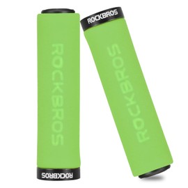ROCKBROS Handlebar Grips Lock-On Design Bicycle Grips Shock Absorbing and Non-Slip Grips Made of Thickened Sponge for 22.2 mm Steering