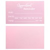 RXBC2011 100 Appointment Reminder Cards Pink
