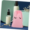 Gatuida 50pcs Matte Travel Makeup Bags for Cosmetics Durable Drawstring