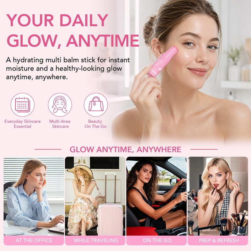PDRN Pink Collagen Volume Multi Balm Stick, Volufiline Collagen Stick