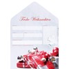 Premium Voucher Cards (Pack of 10) for Christmas, Lockable Folding