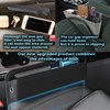 VRBFF 2 Pack Car Seat Gap Filler Organizer Leather Car