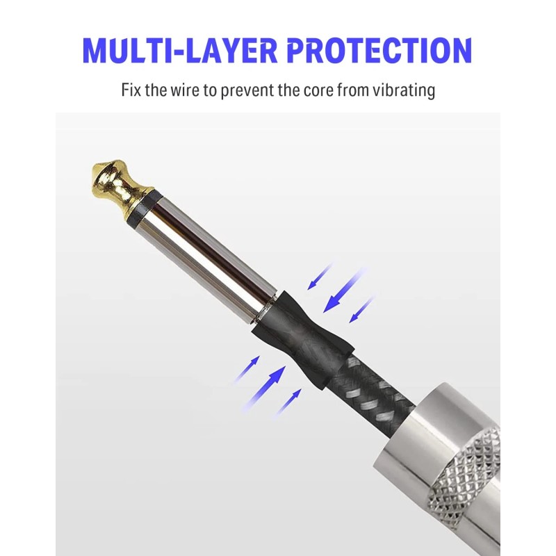 Donner Guitar Cable 10 Ft, Electric Instrument Cable Bass Amp