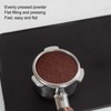 Colorful Wood Coffee Flat Tamper Stainless Steel Base Powder Hammer
