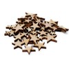 [Star Shaped] Wooden Embellishments - Mixed Mini Scrapbooking Shapes for