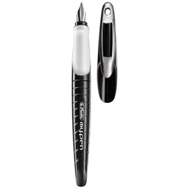 Herlitz My.Pen L-Nib Fountain Pen - Black/White
