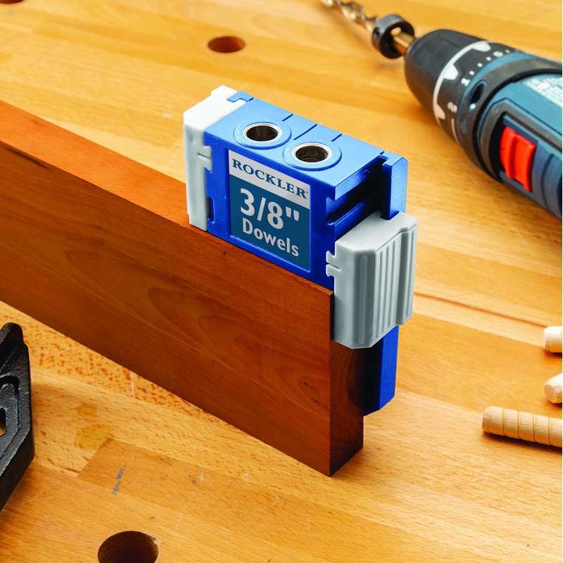 Rockler 3/8” Doweling Jig Kit w/Drill Bit & Stop Collar