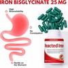 Reacted Iron - Iron 30mg (Ferrous Bisglycinate 325mg) for Red