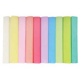 Interdruk Crepe Paper Rolls - 25 x 200 cm - 10x Pastel Colours