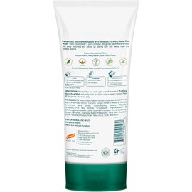 Himalaya Limpiador facial de neem purificante con neem y cúrcuma para acné ocasional, 5 onzas (150 ml), paquete de 2