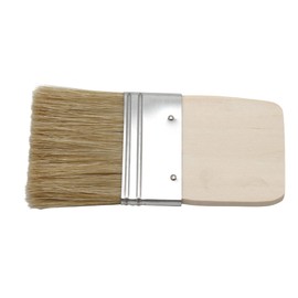 Paddle Surface Brush - 60 mm + 100 mm Wide, Primer Brush, Flat Brush Wide Wooden Handle for Acrylic, Oil on Canvas and Painting Base
