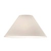 Village At Home 12 inches UK Fitting Cream Cotton Coolie