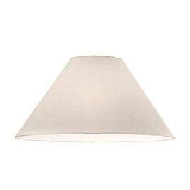Village At Home 12 inches UK Fitting Cream Cotton Coolie