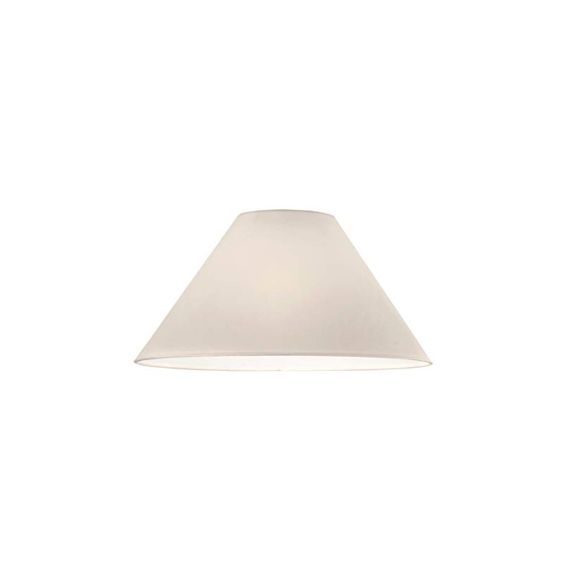 Village At Home 12 inches UK Fitting Cream Cotton Coolie